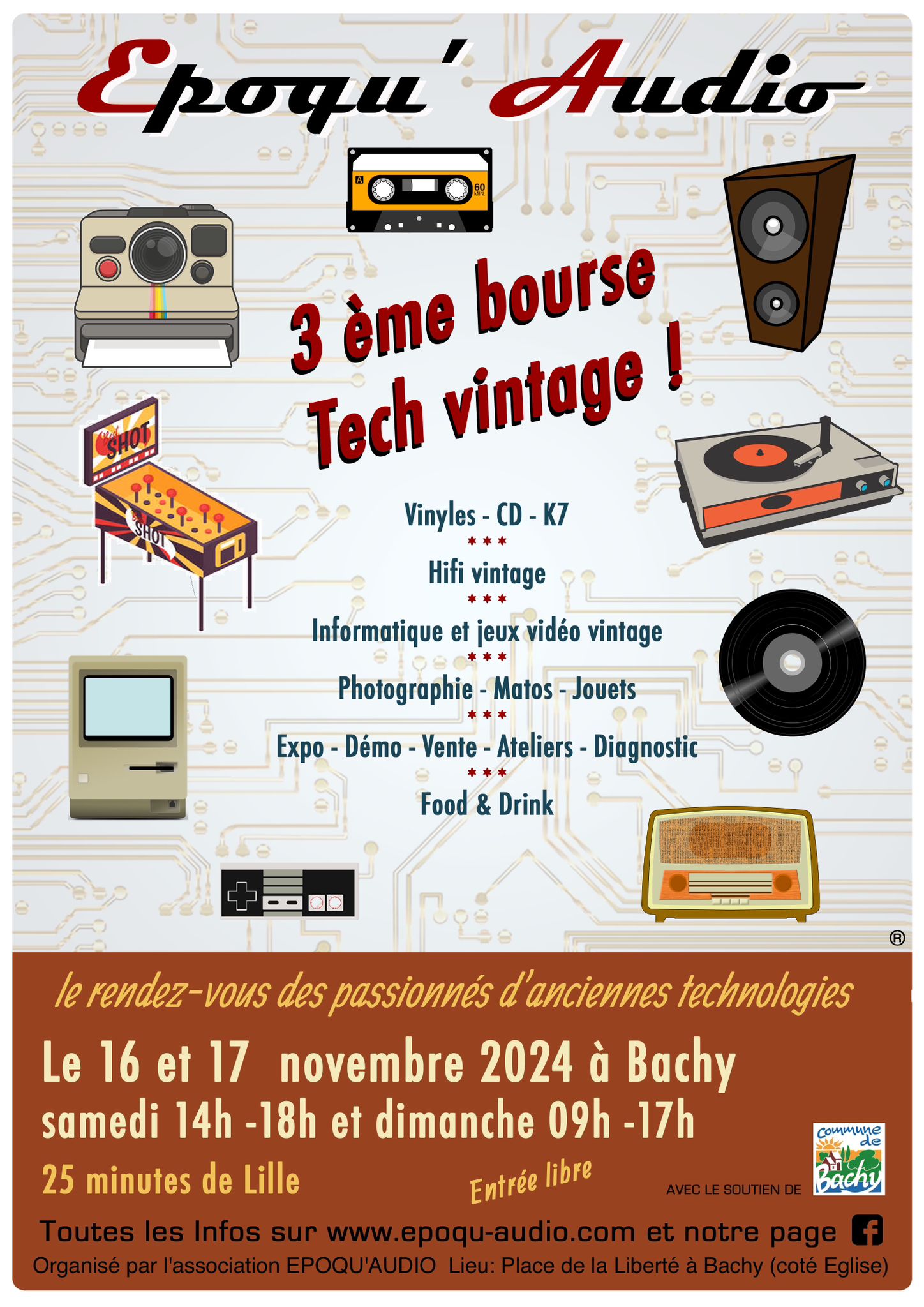 4ème Bourse aux Technologies Vintages les 15 et 16 novembre – Bachy